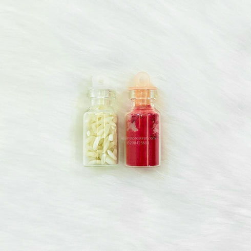 Roli Chawal glass bottle